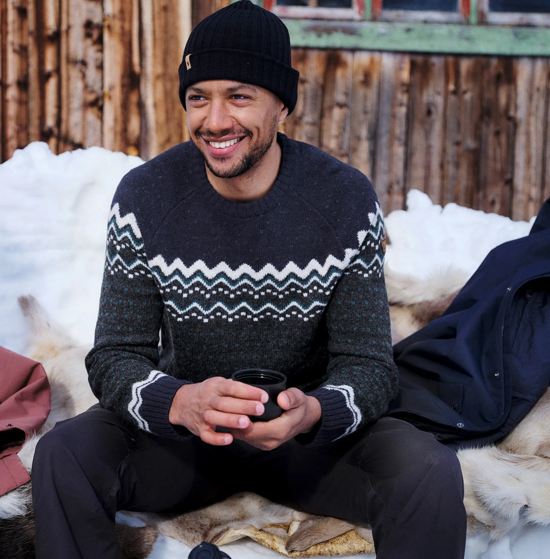 Övik Knit Sweater Herre
