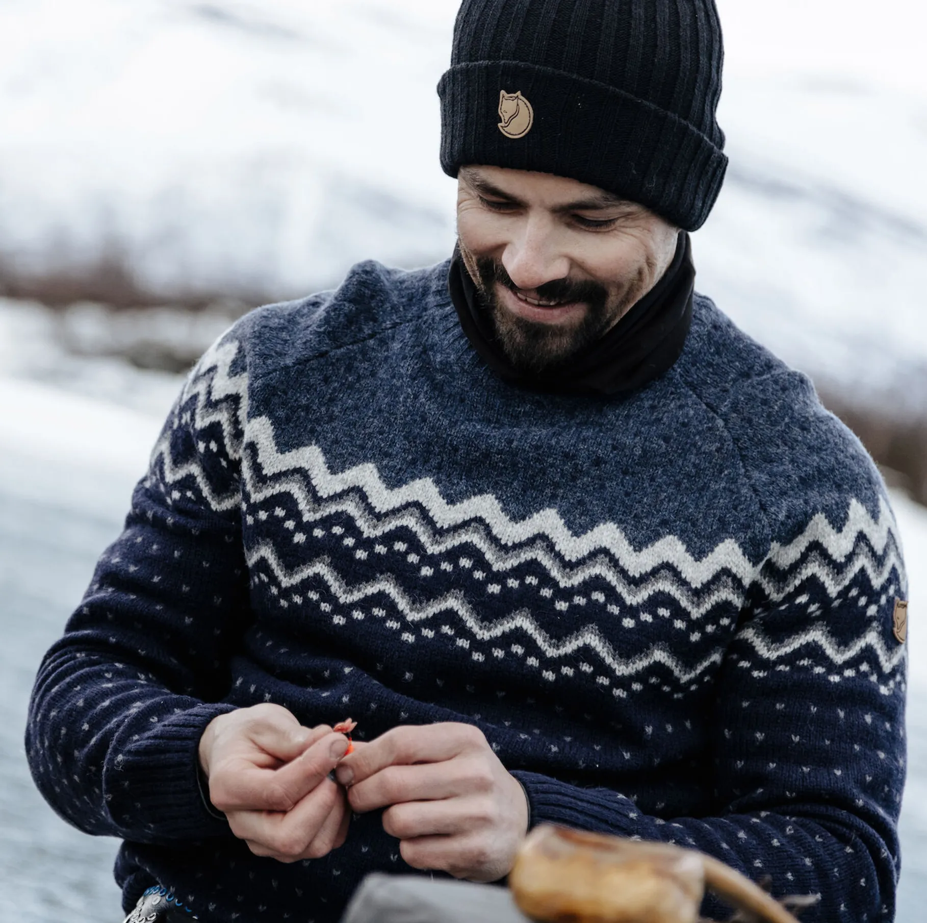 Övik Knit Sweater Herre