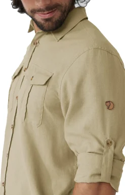 Övik Travel Shirt LS Herre
