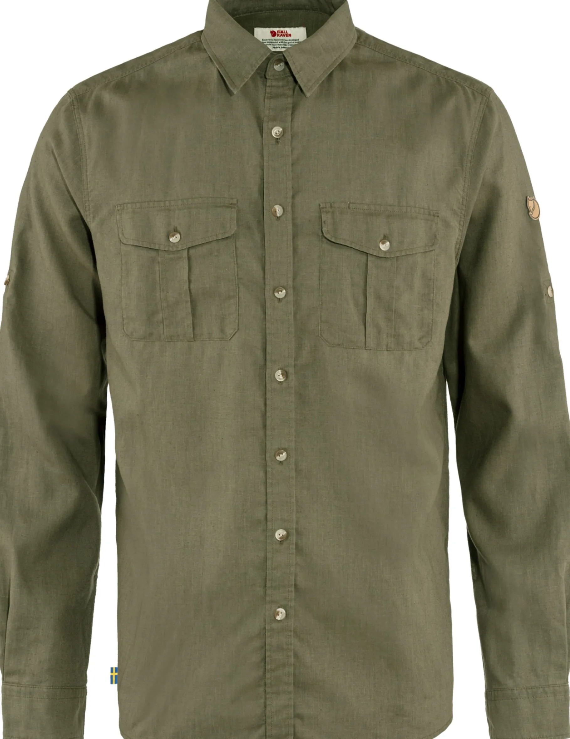 Övik Travel Shirt LS Herre