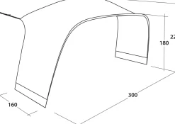 Wakefield M Tent Connector