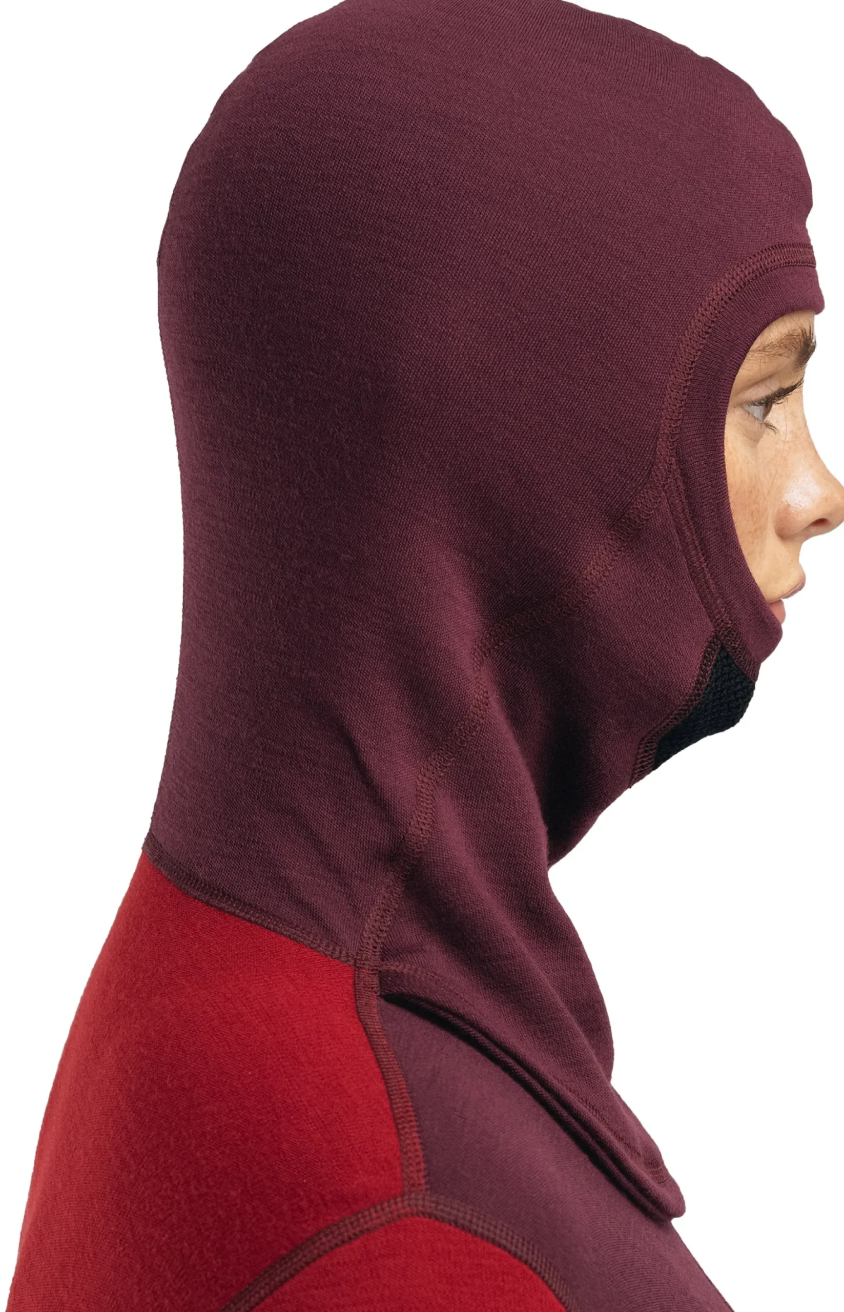 WarmWool Hood Sweater with Zip Dame