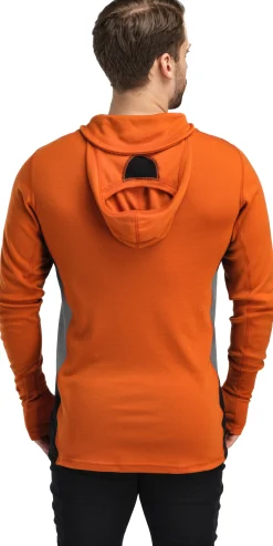 WarmWool Hood Sweater with Zip Herre