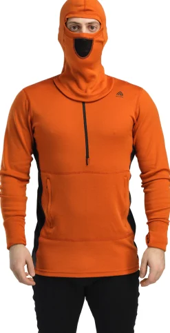 WarmWool Hood Sweater with Zip Herre