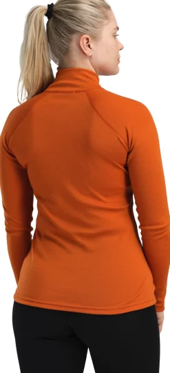 WarmWool Mock Neck with Zip Dame