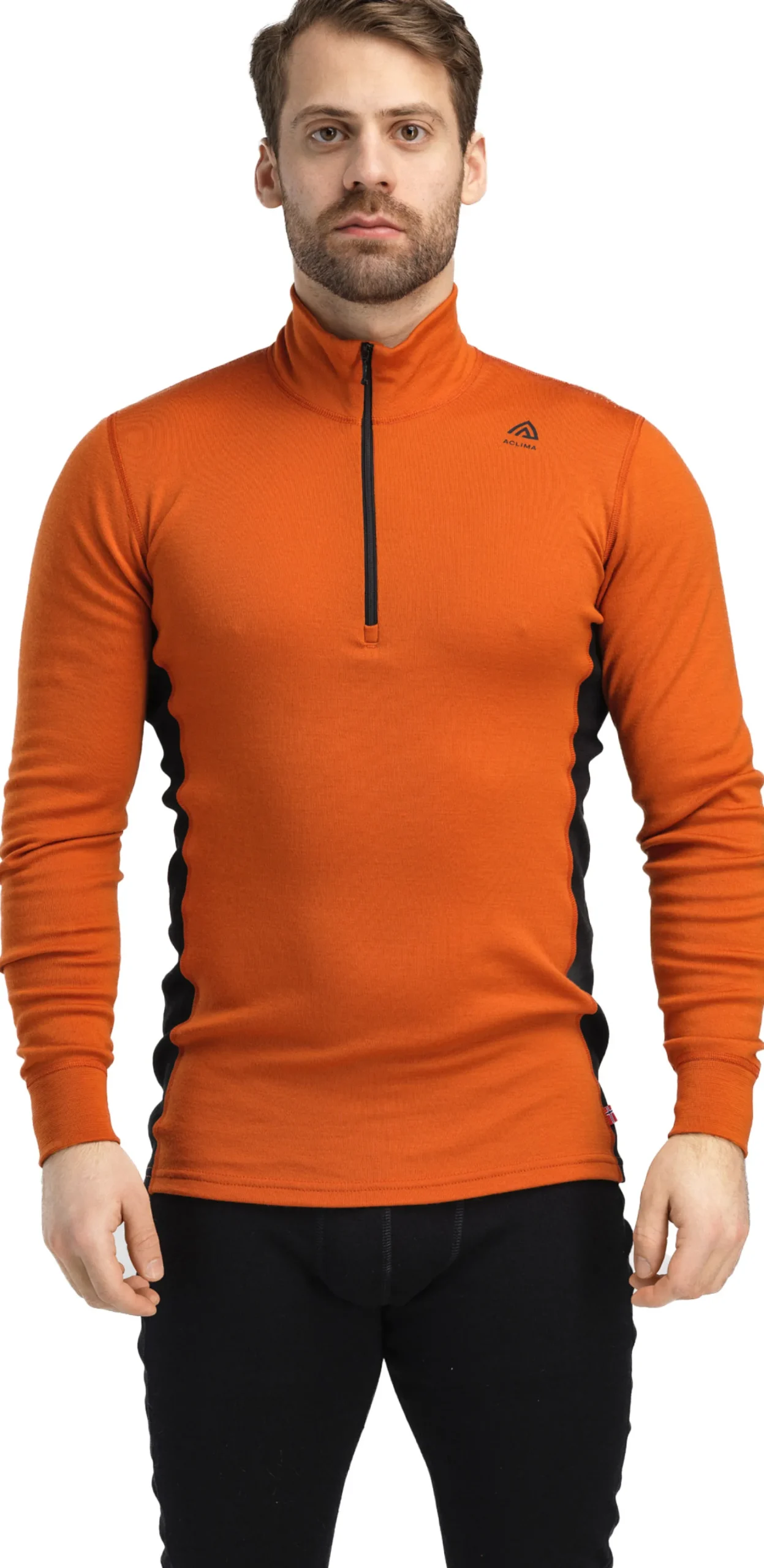 WarmWool Mock Neck with Zip Herre