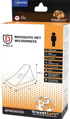 Wilderness Impregnated Mosquito Net, 1 Person