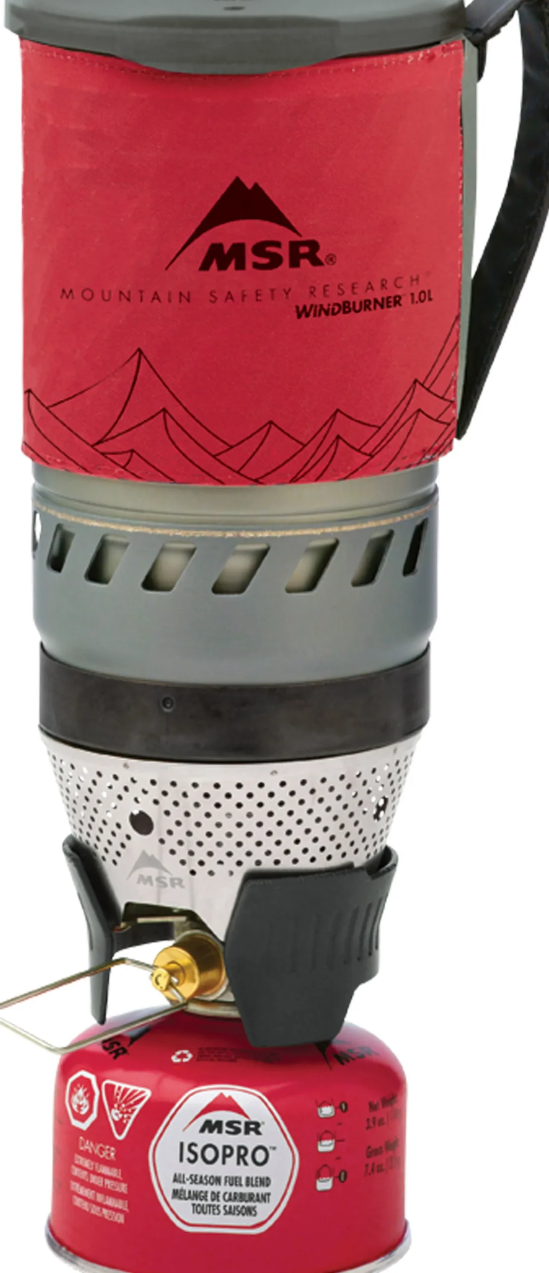 WindBurner Personal Stove System 1.0 ltr, Kogesæt med Gasbrænder
