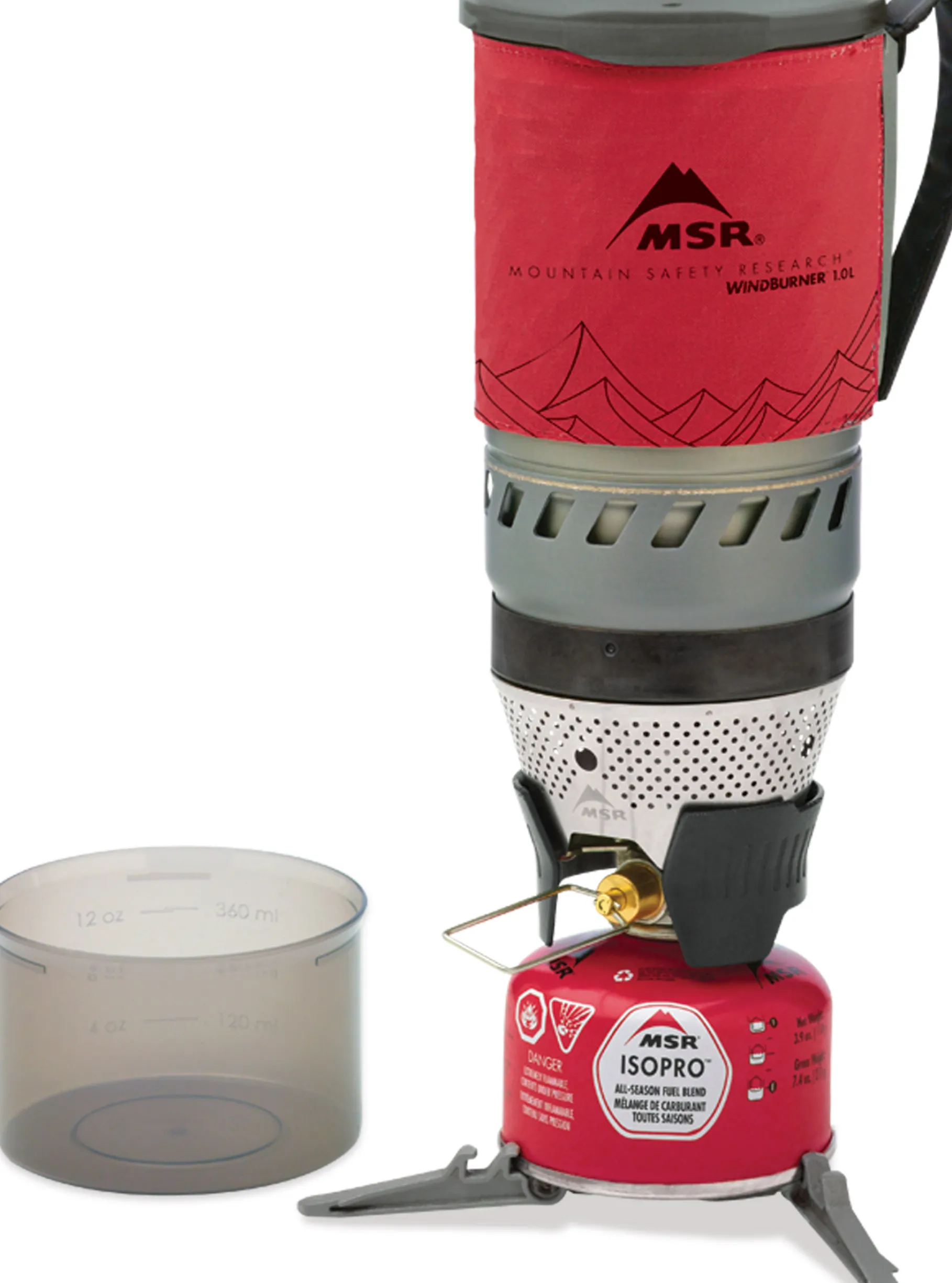 WindBurner Personal Stove System 1.0 ltr, Kogesæt med Gasbrænder