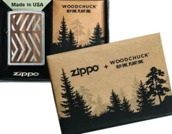 Woodchuck Herringbone Sweep Walnut Lighter