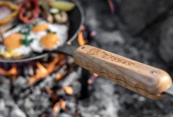 Wooden Handle For Wrought-Iron Pans