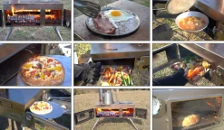 Woodlander Wood Burning Pizza Oven Camping Stove